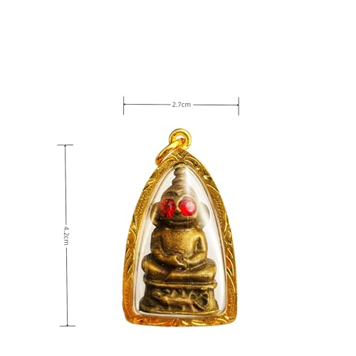 Thai Occult Sorcery Genuine Thai Amulets Red eye Phra Ngang wealth Lucky Love Charm Pendant2