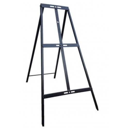 CARTELLO IN LAMIERA SCATOLATA RETTANGOLO 60X40 cm - preavviso direzione obbligatoria camion - SEGNALE CATARIFRAGENTE CON CAVALLETTO (CARTELLO + CAVALLETTO)