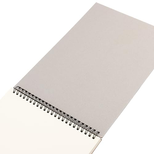 ZEONHEI 6 Pack A4 Blank Spiral Sketch Books, 30 Sheets / 60 Pages of 160gsm A4 Sketch Pads - Image 3