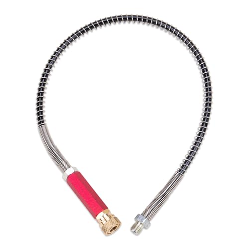 WSDMAVIS 1Pcs High Pressure PCP Hose 50cm PCP Air Hose 4500psi PCP Paintball Fill Whip with Small Water-Oil Sparator and 8mm Female Quick Connector for Air Compressor Pressure Resistance 63mpa