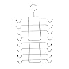 H HILABEE Tanktophangers Kledingrek Tie Fold Hangers Haken voor Zwemkleding, Tanktops, Sjaals, Pyjama’s – zwart