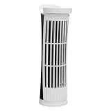 Generico Desktop Tower Fan | Electric Desk Fan | Tower Fans 10 Inch, Adjustable Table, Small Desk Fans with 2 Speeds Cooling for Bedroom