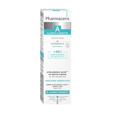 Crema facial Pharmaceris A con ácido hialurónico para calma diaria del rostro