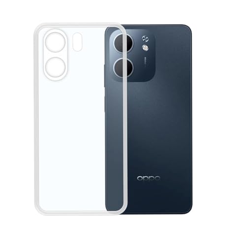 Image of COVERBLACK Flexible Rubber Case Back Cover for Compatible Model with Oppo CPH2733 / A5x 5G - Transparent