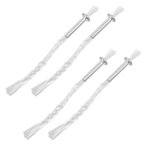 Ciieeo 4pcs Wick Tealight Cauldron Soy Lamp Oil Burners Tiki Stave Lantern Kerosene Wax Melt Burners Electric Chemical Experimental Equipment Alcohol Burner Experimental Equipment Iron