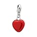 Produktbild Unique Edelstahl Charm Herz zum Sammeln & Kombinieren CS0017