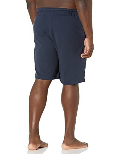 Image of Amazon Essentials Men's 9 inch Knit Pajama Shorts with Elastic Waist and Drawstring, Loungewear (Available in Big & Tall)
