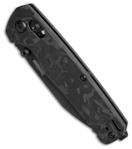 Image of Kershaw Bel Air Pocket Knife, Made in the USA, 3.4 inch CPM MagnaCut Steel Blade, EDC Design, Duralock Locking Mechanism, Manual Folder, Pocketclip