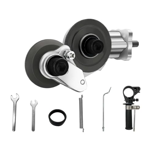 RIPPEY 鉄、ホワイトボード、スチール、銅、アルミニウムの切断用電動ドリル プレート カッター 金属ニブラー ドリル セット