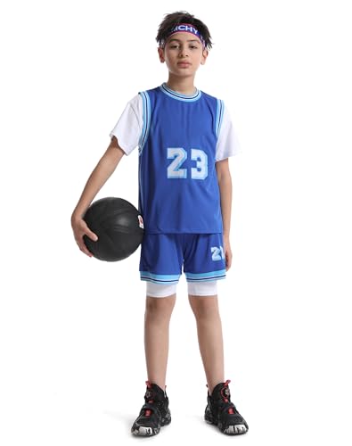 Roadbox Boys Compression Shorts with Pockets, Youth Performance Athletic Underwear Base Layer for Kids Football Running4