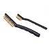 Gatuida 10pcs Industrial Cleaning Brushes Set 7 Copper Wire Brush 7 Stainless Steel Wire Brush 9 Copper Wire Brush 9 Stainless Steel Wire Brush Car Groove &