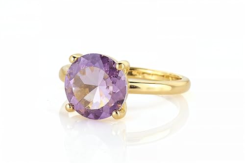 Bague en améthyste violette, le cadeau de naissance idéal pour février