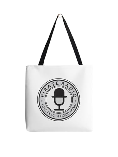Sac fourre-tout radio pirate le grand cabas résistant pour les cours