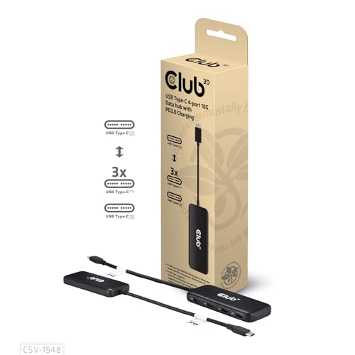 CLUB3D CSV-1548 concentrateur compact idéal pour le télétravail mobile - 2