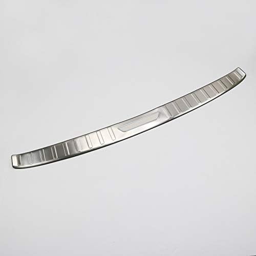 ITrims Outer Side Exterior Rear Trunk Bumper Guards Protector Plate Sill Plate Cover Trim 1PCS for BMW X3 G01 2018 (Silver)