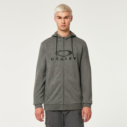 Oakley Mens Bark Fullzip Hoodie 2.0, New Athletic Grey, Large - image 6