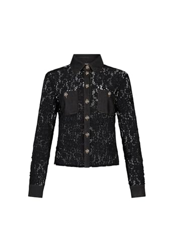 Modello: Camicie Liu Jo Donna Camicia Manica Lunga UF5169J4078 Cotone Nero 44