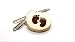 Produktbild JaRo Babyfuß Kinderfüße Schlüsselanhänger rund aus Holz Gravur, wahlweise personalisiert mit Namen und Datum, Unisex Accessoire Geschenkidee Geschenk Glücksbringer Weihnachten Geburtstag (ohne Gravur)