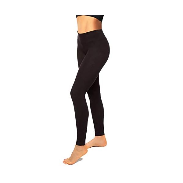 High Waisted Leggings for Women-Womens Black Seamless Workout Leggings Running Tummy Control Yoga Pants(S-M)