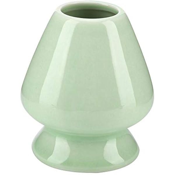 1-częściowy stojak na trzepaczkę Matcha, ceramiczny uchwyt do bambusowych chasów matcha, na akcesoria do herbaty (zielony)