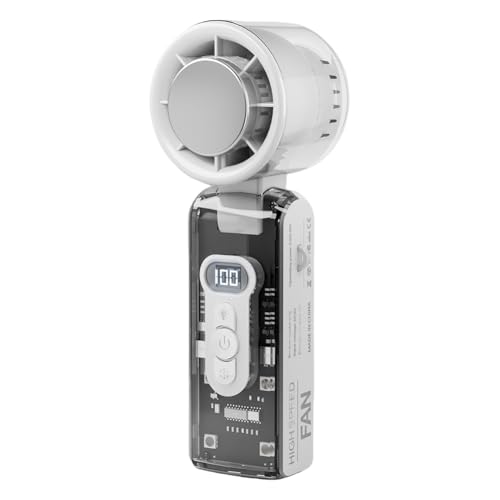 Ventilador portátil de mano con refrigeración semiconductora turbo y batería recargable de color 2