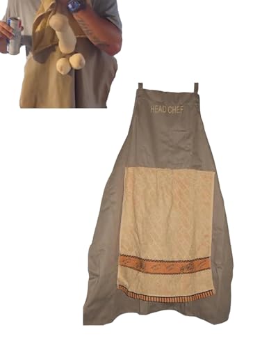 Chefs Prank Apron funny chefs apron for men apron with flap Baking Party funny Gift For Men Chefs Prank Kitchen Aprons (#C)
