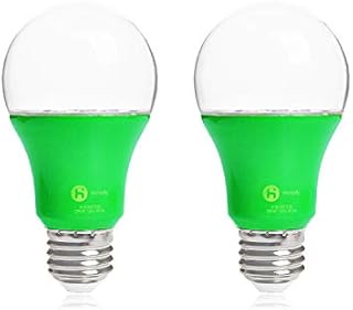 helloify A19 LED Plant Grow Light Bulb, 9W, Equivalent 100W, DIY Horticulture & Indoor Gardening, Growing Light for Indoor Plants, Flowers, Greenhouse, 2 Count, White and Red spectrum(Pink)