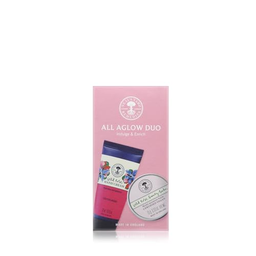 Neal's Yard Remedies All Aglow Gift Set, Wild Rose Beauty Balm & Hand Cream, Radiant and Nourished Skin, Vegan & Cruelty-Free, Set of 2 - Image 2