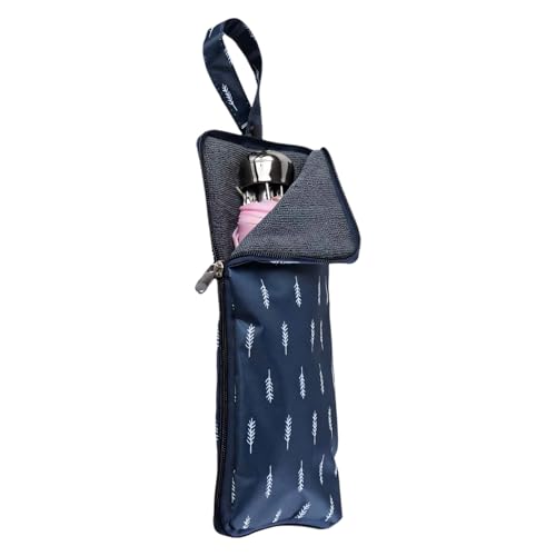 baabeash Bolsas para Paraguas, Porta Paraguas Impermeable – Funda Plegable para Eventos, Golf, Playa, Viajes, Coche, Camping, Azul Navy, riferimento Alla descrizione, Consulte la descripción