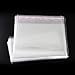 Lyaor 50 PCS 22x31cm A4 Taille Sachet Plastique Transparent OPP Sachet Alimentaire Sac Autocollant Emballage Sachet Alimentaire Sachet de Cellophane pour Pain Biscuit Savon Magazine Document T-Shirt