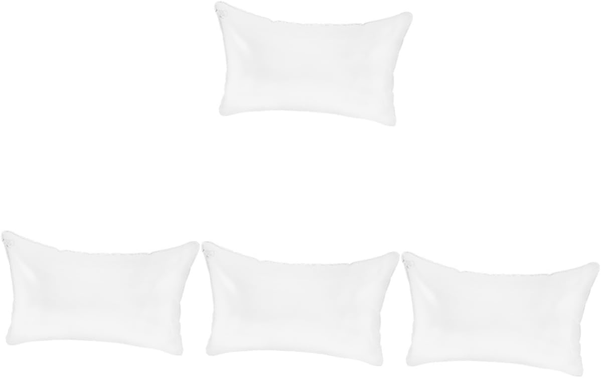 4pcs Inflatable Pillow Insert Transparent Camping Cushion Height for Portable and Design for Travel and Hiking