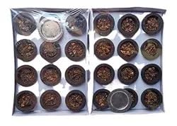 PICKARTME Sambrani Dhoop Loban Cup Guggul for Pooja | Pure Natural Guggul Raw Dhoop Cup with Sambrani for Pooja Ghar & Office Temple (Combo Pack of 2, 24Cup) (B0CWLLHW8G) Amazon Price History, Amazon Price Tracker