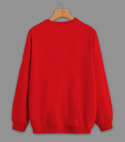 Image of Mack Jonney Solid Round Neck Cotton Fleece Sweatshirt for Men-VMACK639167