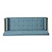 Christopher Knight Home Aidan Mid Century Modern Tufted Fabric Sofa, Blue