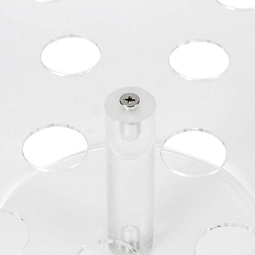 Support à glace acrylique 16 trous stable pour buffet de sushi