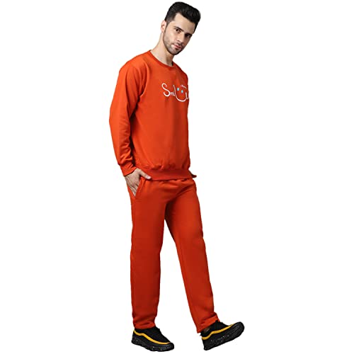 Image of Mack Jonney Fleece Printed Tracksuit Co-ord Set for Men-SW 44 LOWER 02-P