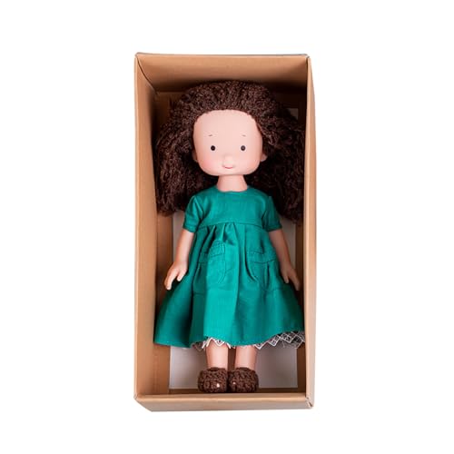 Poupée tricotée faite à la main pour fille, le cadeau d'anniversaire idéal