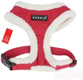 Puppia Authentic Diamond Harness A, Medium, Pink