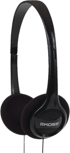Image of Koss KPH7 Lightweight Portable Headphone, Black (Pack of 6)