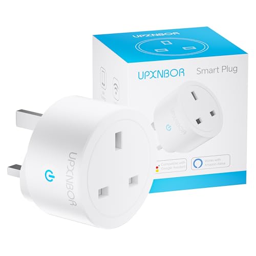 Smart Plug Wi-Fi Outlet Works with Alexa & Google Home Wireless Smart Socket with Energy Monitoring Timer & App Remote Control Device Sharing 2.4GHz Wi-Fi Only 13A (1 Pack)