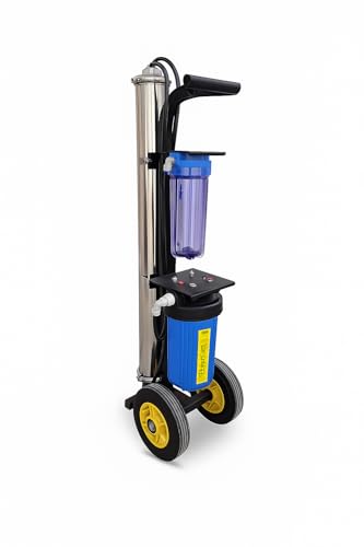 LiquaGen Spot-Free Window Cleaning RO System | Professional Portable Reverse Osmosis Filter for Glass, Solar Panels, Car Washing, Pressure Washing & Streak-Free Water Rinsing