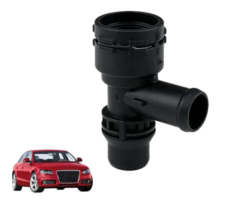 4G0122293A Water Pipe Connector | Fit for Audi A4 B8, A6 C7, A7 4G8, Q5 | Coolant Hose Quick Coupling Adapter Replacement for 4G0122293AA/4G0122293B/4G0122293G