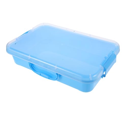 SUPVOX Salvadera de Plástico con Tapa Arenero para Interiores Juguete de Jardín para Sandbox para Escritorio Fomenta la Imaginación y Motricidad Fina