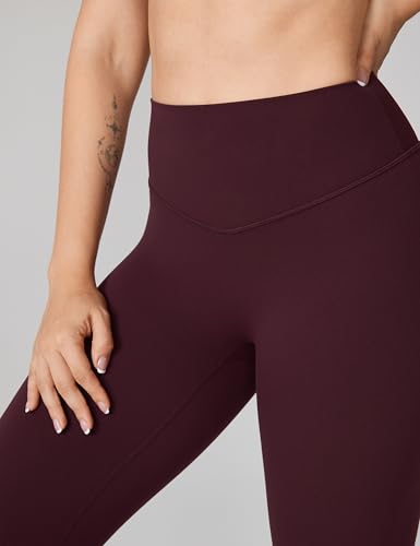 Image of UNISSU Hugcurve No Front Seam High Waisted Workout Leggings for Women Buttery Soft Yoga Pants Gym Athletic Tights - 25''