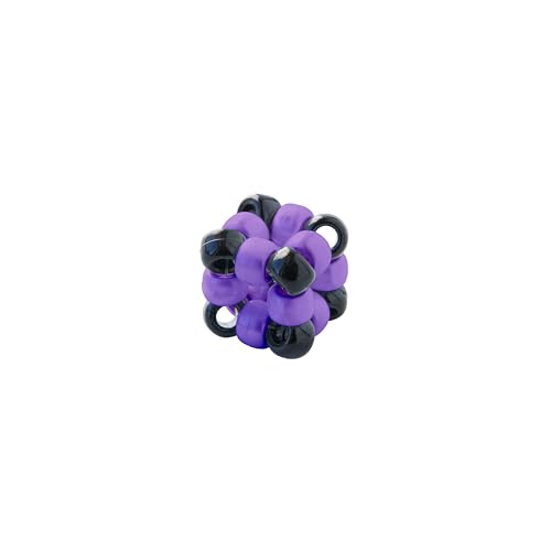 Image of The Beadery - 9x6mm Barrel Pony Bead, Dark Lilac - 900 Pieces - 750V054