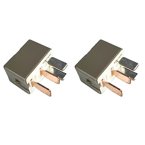 2Pieces Car Relay Air Conditioning Clutch 12V for Toyota Lexus 90987-02028 156700-3290 Safe and Reliable Relay