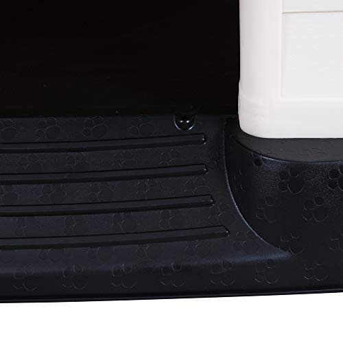 Confidence Pet XL Waterproof Plastic Dog Kennel Outdoor House Extra Large Brown - Image 6