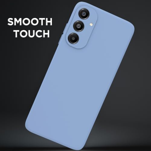 Image of Outlouders Back Cover for Samsung Galaxy A16 5G | Camera Protection | Durable Soft Matte Silicone Bumper Case (Aqua Blue)
