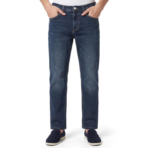 Image of Spykar Men's Chico Relaxed Fit Jeans | Mid Rise | Casual Denim | Stretch Fit | Jeans for Man