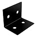 National Hardware N800-202 Decorative Heavy Angle Outdoor Reinforcement Hardware Accents Brackets and Bracers for Pergolas Gazebos and Raised Garden Beds, 5 x 3 3/4 x 3 1/2, Indio, Black, 10